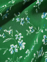 Green Floral Print Beach Dress - Image 7