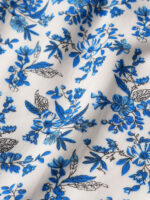 Blue Floral Ruffled Beach Dress - Image 8