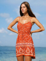 Boho Bloom Strap Beach Dress