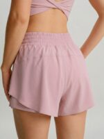 Pink Sports Breathable Shorts - Image 2