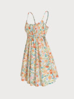 Floral Strap Beach Dress - Image 8